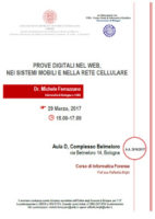 Prove digitali nel web nei sistemi mobili e nella rete cellulare