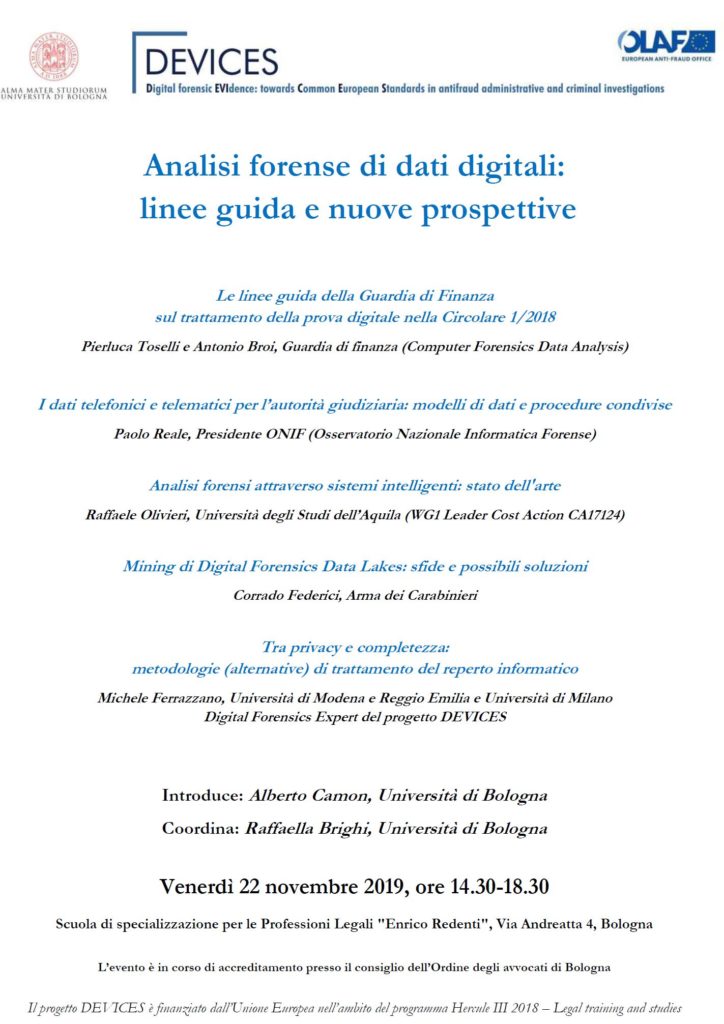 analisi forense di dati digitali