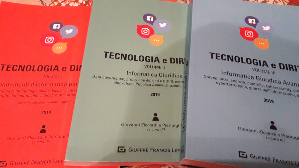 informatica giuridica tecnologia e diritto ziccardi perri